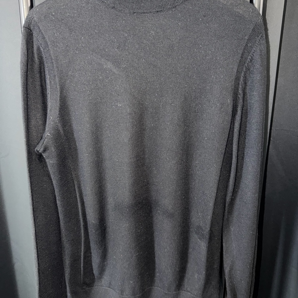 Express Men's Charcoal Crewneck Sweater